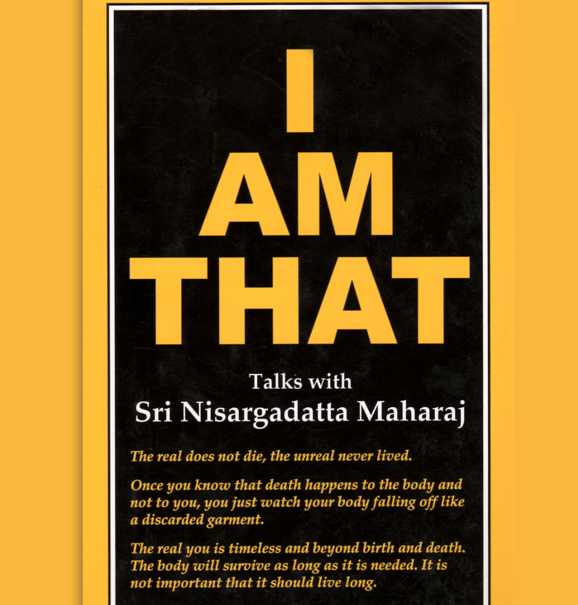 Je suis livre nisargadatta